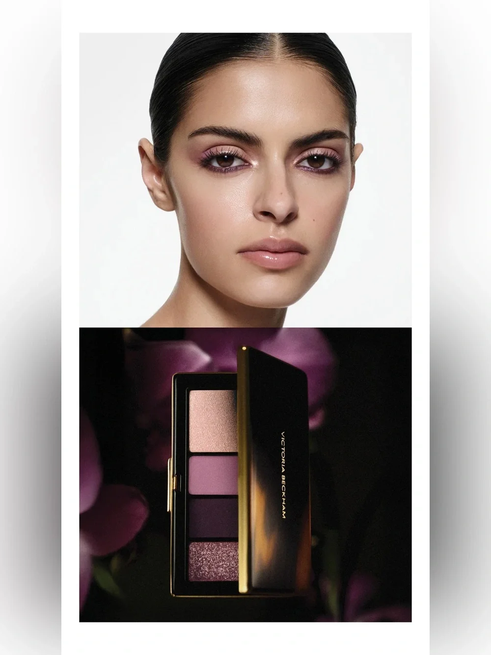 Victoria Beckham Orchid Eyeshadow Palette New In Box (Without Compact)